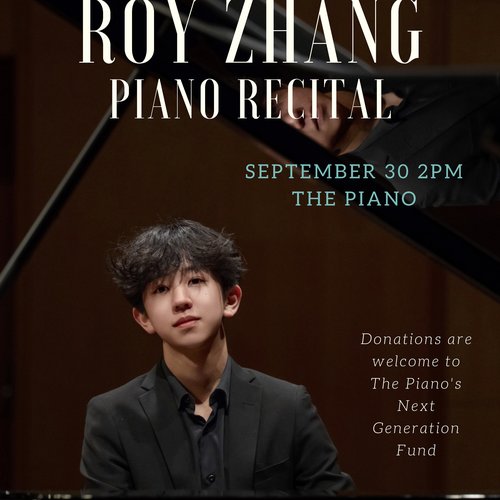 Roy Zhang Piano Recital
